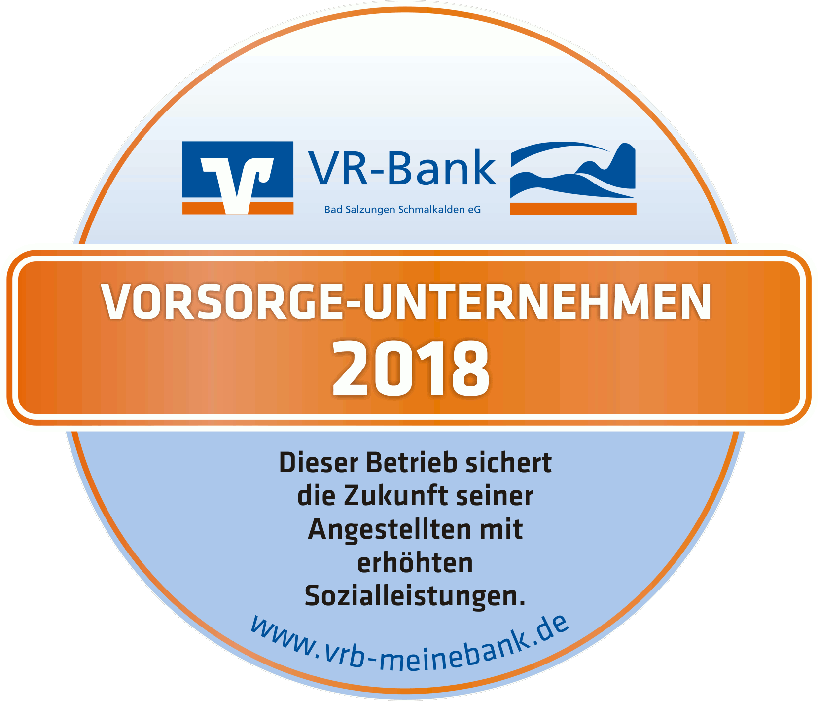 Vorsorgeunternehmen Wir Zeichnen Aus Vr Bank Bad Salzungen